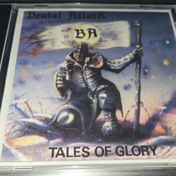 Brutal Attack Tales Of Glory CD New Sealed Oi Punk Skrewdriver 