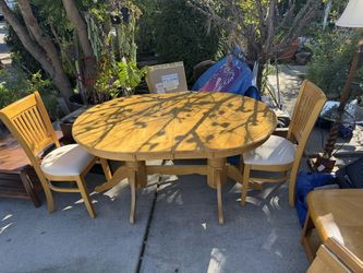 Wood Tablet (8 Chair Set)