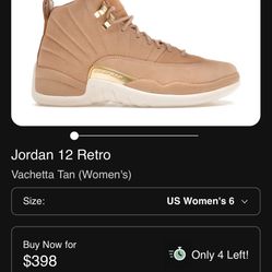 (WMNS) Air Jordan 12 Retro 'Vachetta Tan' AO6068-203