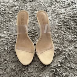 Schutz clear heels. Size 6.5