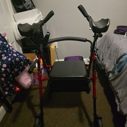Rollator Walker With Seat