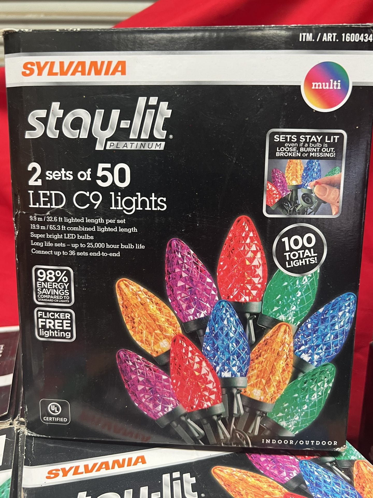 Led Christmas Lights - 2 Sets Per Box  
