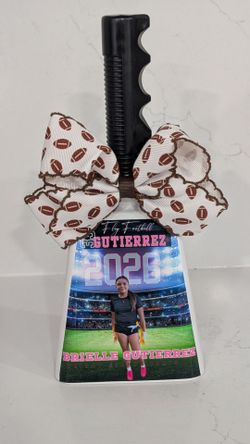 Custom Cowbell. Any sports available Flag football softball baseball soccer volleyball cheer