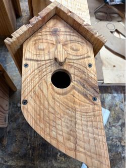 Handmade Wood Spirit Birdhouse