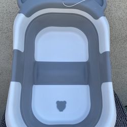 Baby Bath Tub With Thermometer.