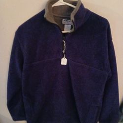 Alpine Tek By Palmetto's Fleece Jacket Women's XL Purple Long Sleeve Quarter Zip