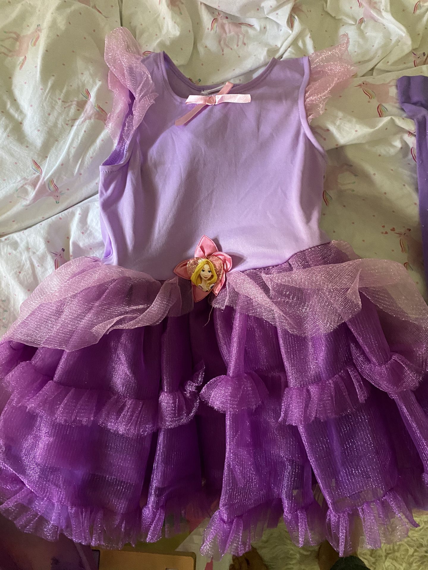 Rapunzel costume with matching leggings