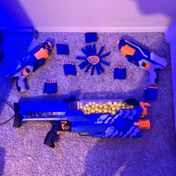 Nerf Rival Nemesis mxvii-10k,  2 Bonus Guns & Ammo 