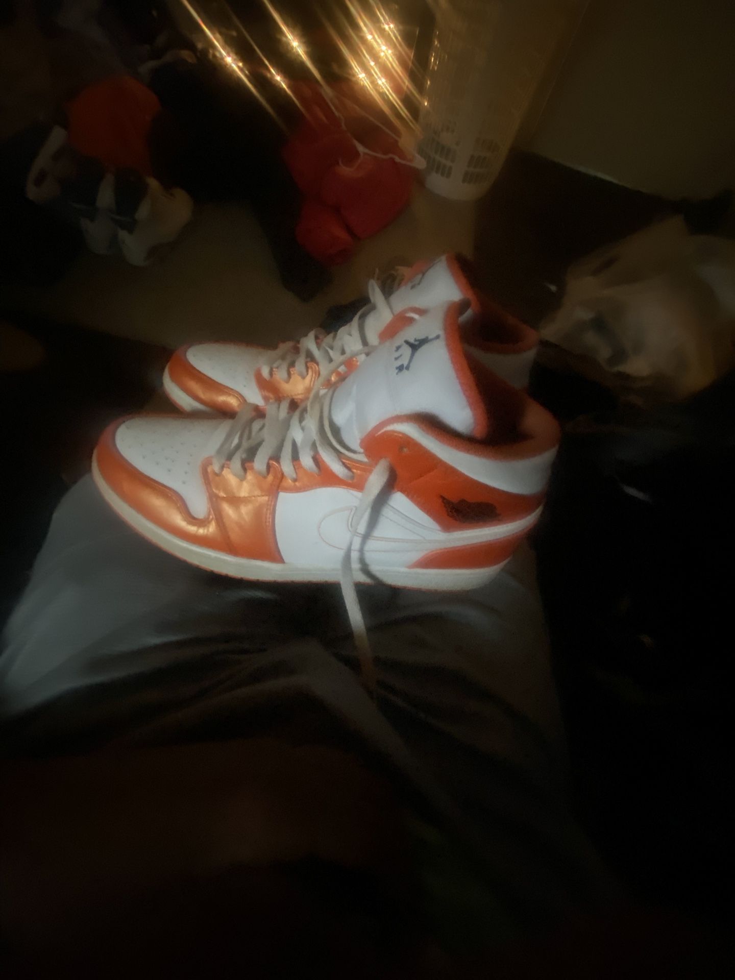 Jordan 1 white And Orange