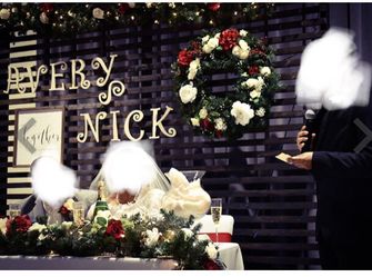 Rustic Wooden Wedding Backdrop