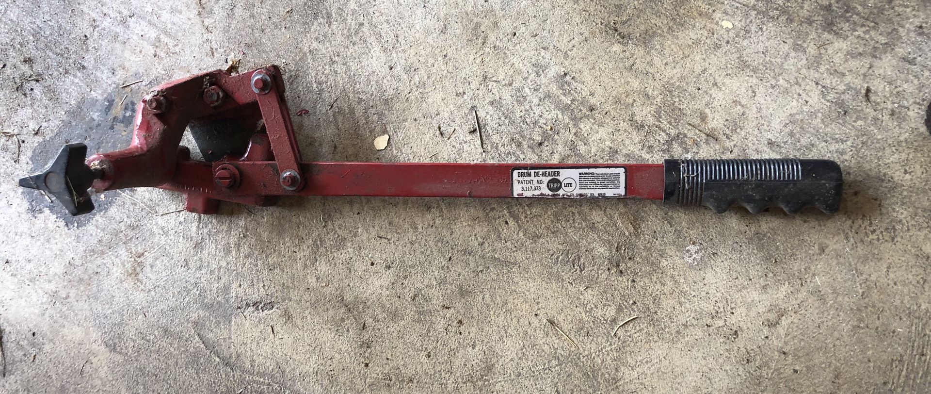 Trip Lite Drum Deheader, Forged Steel