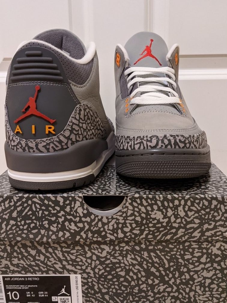 Cool Grey Jordan 3