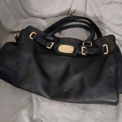 Michael Kors Black Leather Handbag