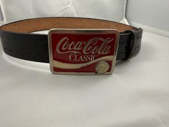 Vintage Coca Cola Buckle & Belt