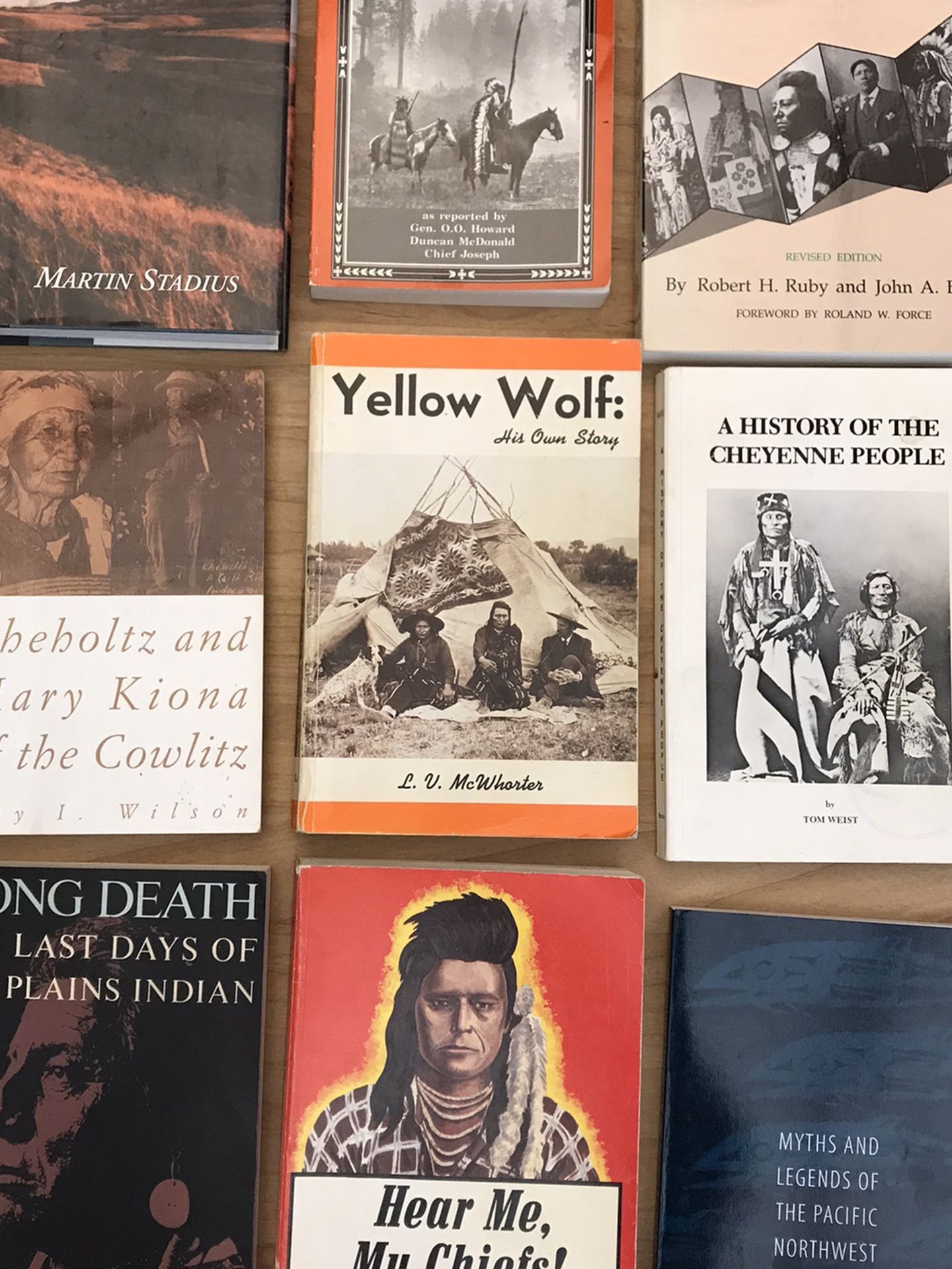 Unique 9-Book Collection: History of Nez Perce, Cheyenne, Cheholtz and more...
