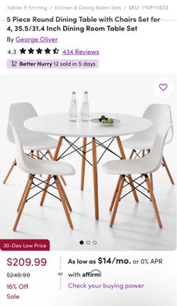 Round Dinning Table