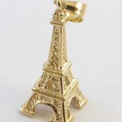 14kt Gold Eiffel Tower charm