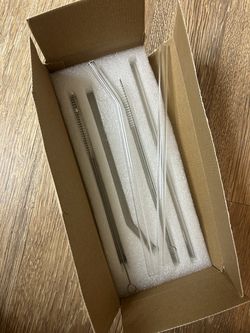 Glass straws