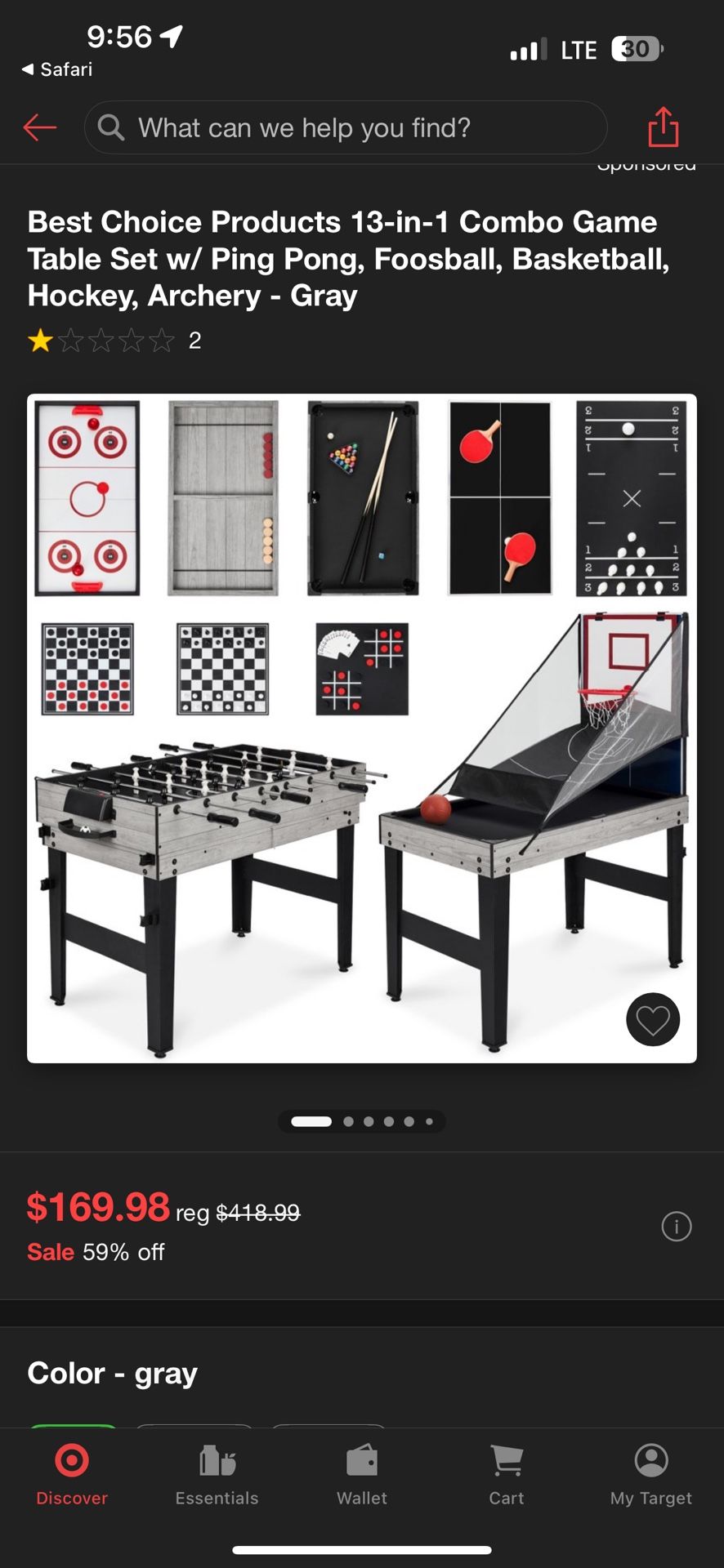 Best Choice Products 13-in-1 game table