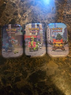 Pokemon 3 sealed Lumiose city tins