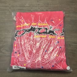 Pink Sp5der Hoodie 