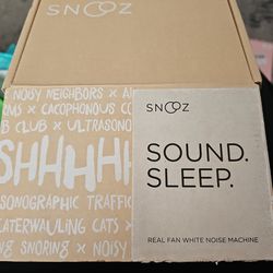 Snooz Sound Sleep Real Fan Noise Machine