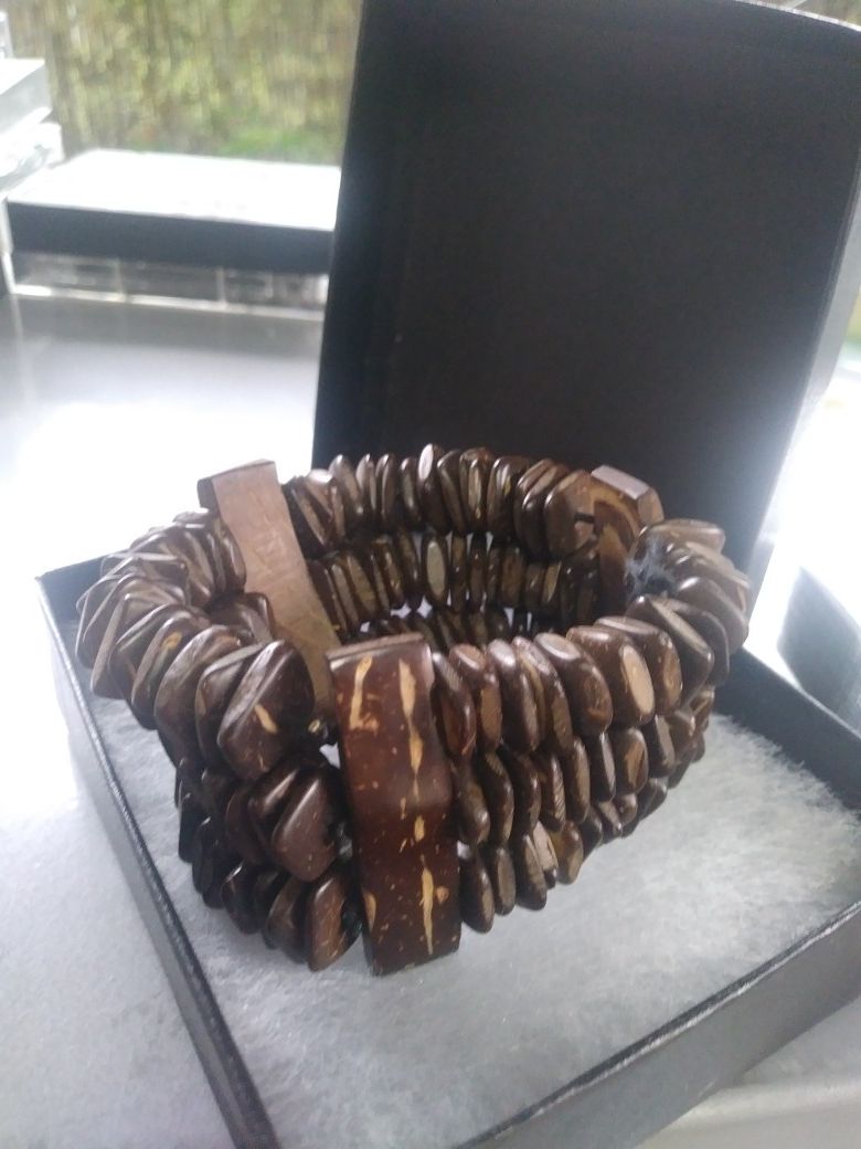 Wood made Bracelet. - Bangle