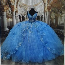 Light Blue 15th/16th Birthday Dress