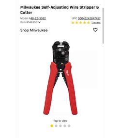 Milwaukee Self-Adjusting Wire Stipper & Cutter