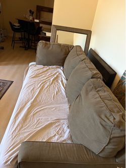 Linen Sofa -LoveSeat