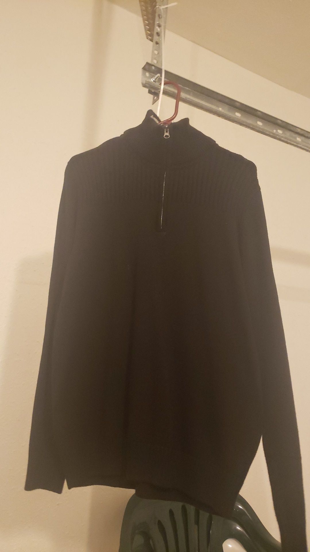Mens dress shirt and sweater long and short sleeved