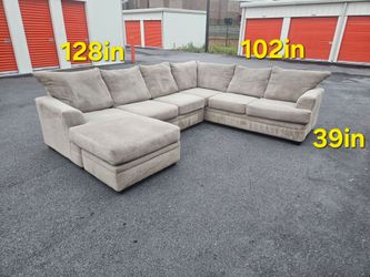 FREE DELIVERY Couch Sofa Reversible Chaise Sectional 3 Piece