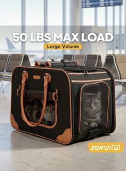 Extra Large Pet Carrier for Cats & Small Dogs – Heavy Duty, Holds up to 50 lbs (Brand New)
