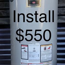 Water Heater Installation 