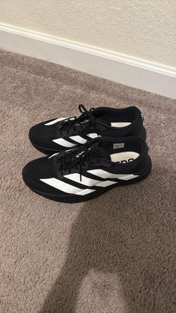 Adidas Black and White Running Sneakers