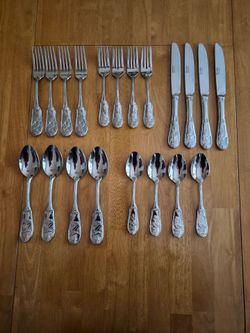 Spode Woodland Stainless Steel 20 pcs Flatware set