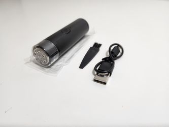 Electric Razor, Easy Use High Speed Mini Electric Shaver for Vacation Trip Work (Black)
