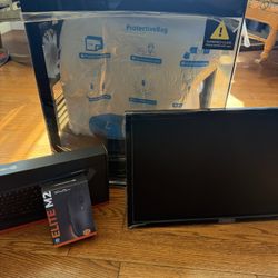 Cyberpower PC Case + Acer monitor