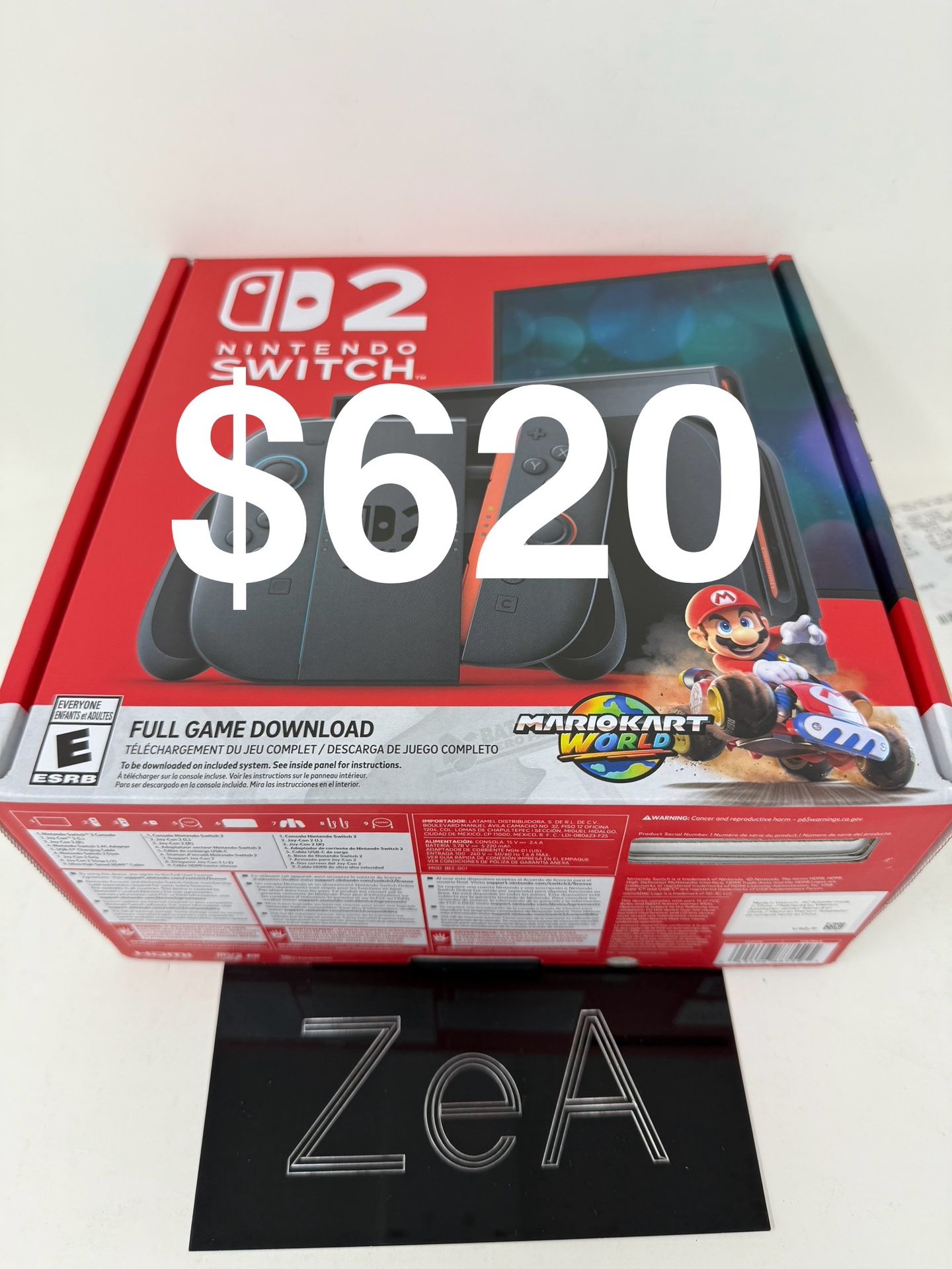 Nintendo Switch 2 Console Mario Kart Bundle