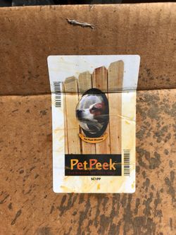Pet peek window