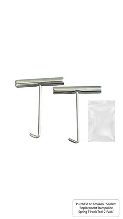 Trampoline spring hook replacement