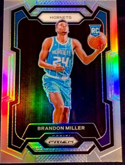 Brandon Miller Silver Prizm RC GEM MINT COND