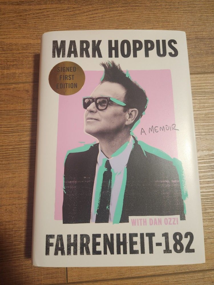 Blink 182 Mark Hoppus Fahrenheit 182 Signed