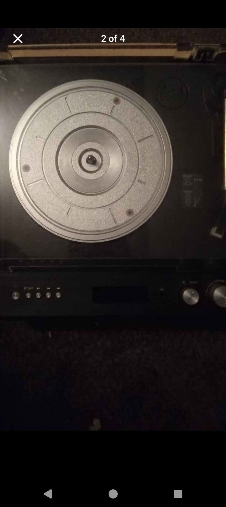 Record Player W/ Built-in Bluetooth Speaker