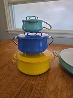 Set of vintage Dansk cookware