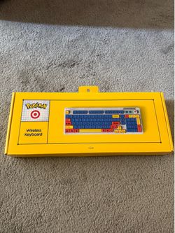 Pokemon 30th anniversary wireless keyboard new