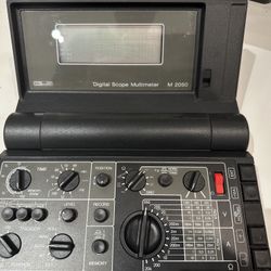 BBC M2050 Goerz Metrawatt Electronic Oscilloscope/ Multimeter Digital Scope, B43