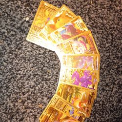 Golden Pokemon Cards