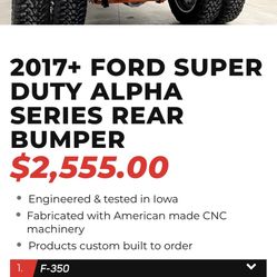 Kelderman Alpha Bumpers 