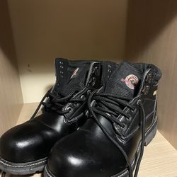 Work Shoes Truck Driver Shoes Construction Work Boots Brahma Mens Gus Steel Toe Boots